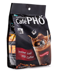 Cafe Pho Brand Instant Iced Milk Coffee 18 Sachets 288 g