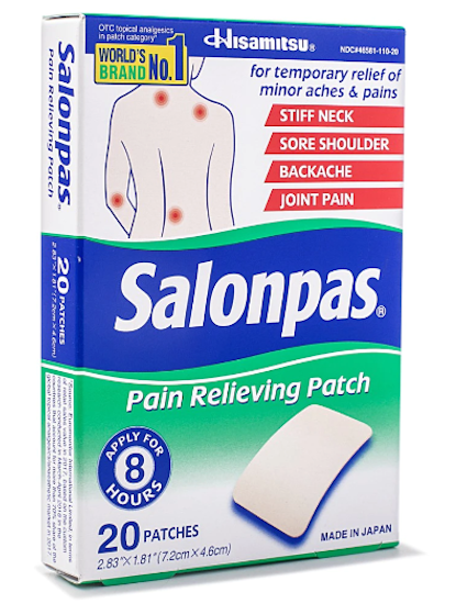 Salonpas Pain Relieving Patch 20 Sheets 1 each