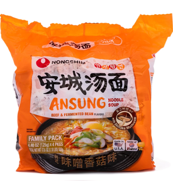 Nongshim Ansung Beef and Fermented Bean Noodle Soup