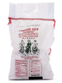 Three Ladies Brand Jasmine Rice Large Bag 10 lb