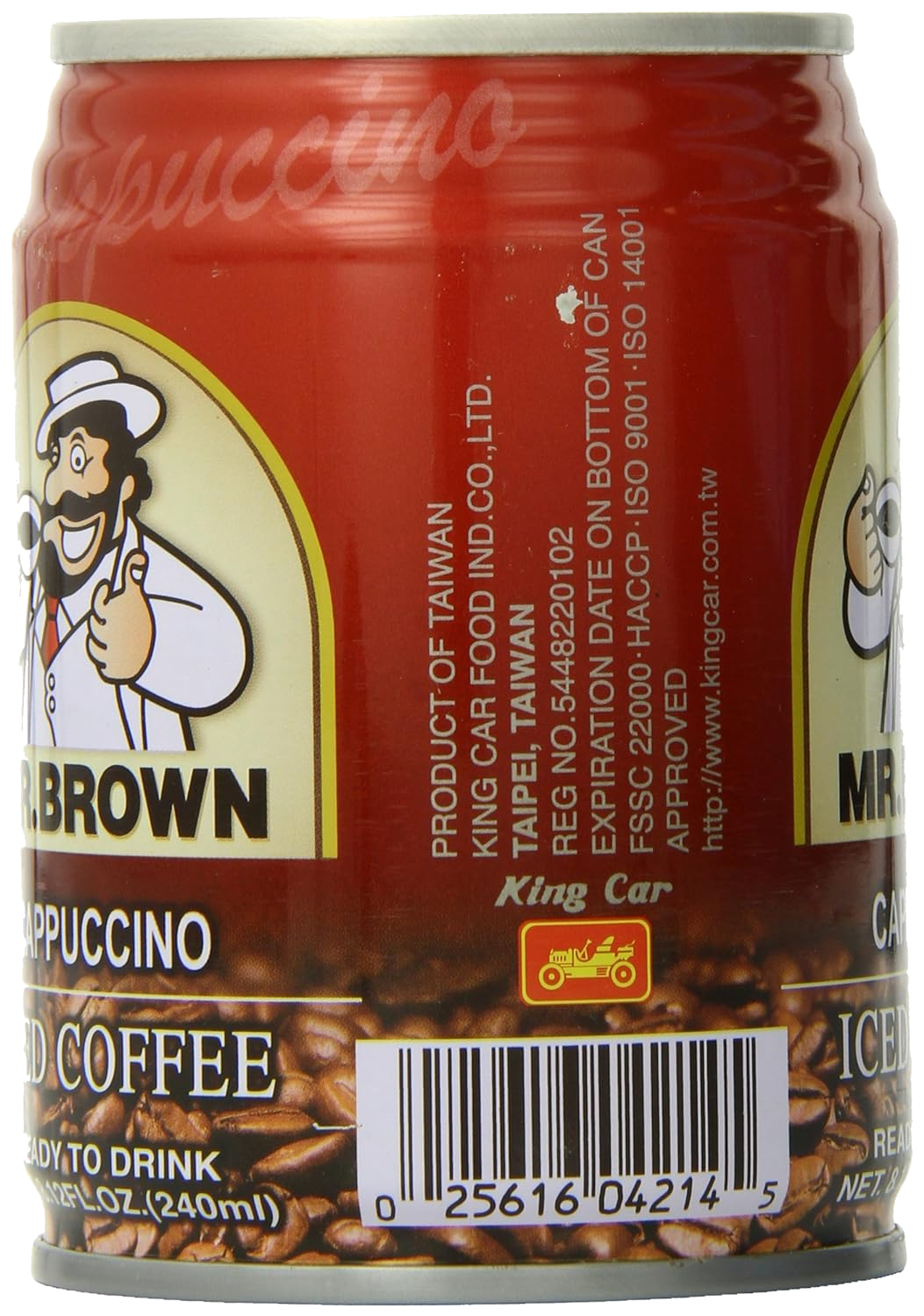 Mr. Brown Iced Coffee Cappuccino 240ml