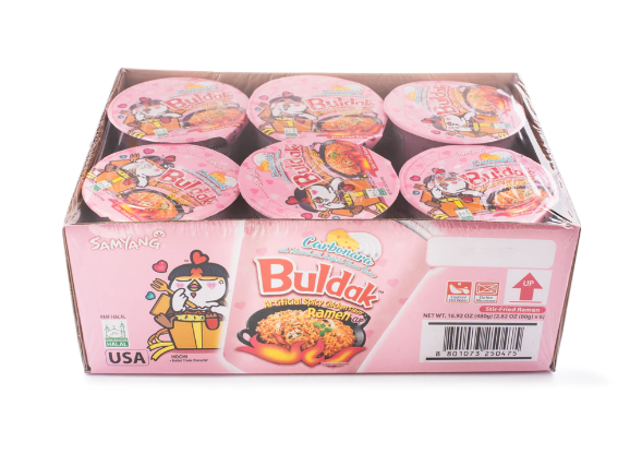 Samyang Buldak Ramen Carbonara Hot Chicken Flavor (cup)