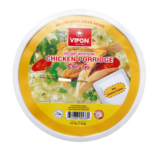 Vifon Instant Chicken Porridge Bowl