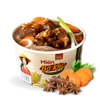 Simply Food Beef Stew Vermicelli Glass Instant Noodle Bowl