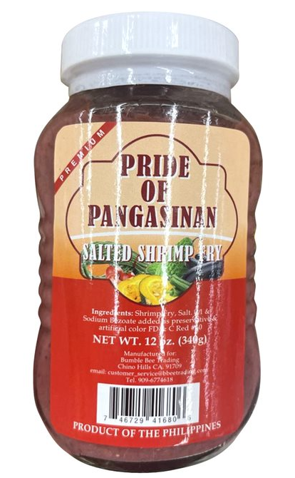 Pride of Pangasinan - Salted Shrimp Fry 12oz