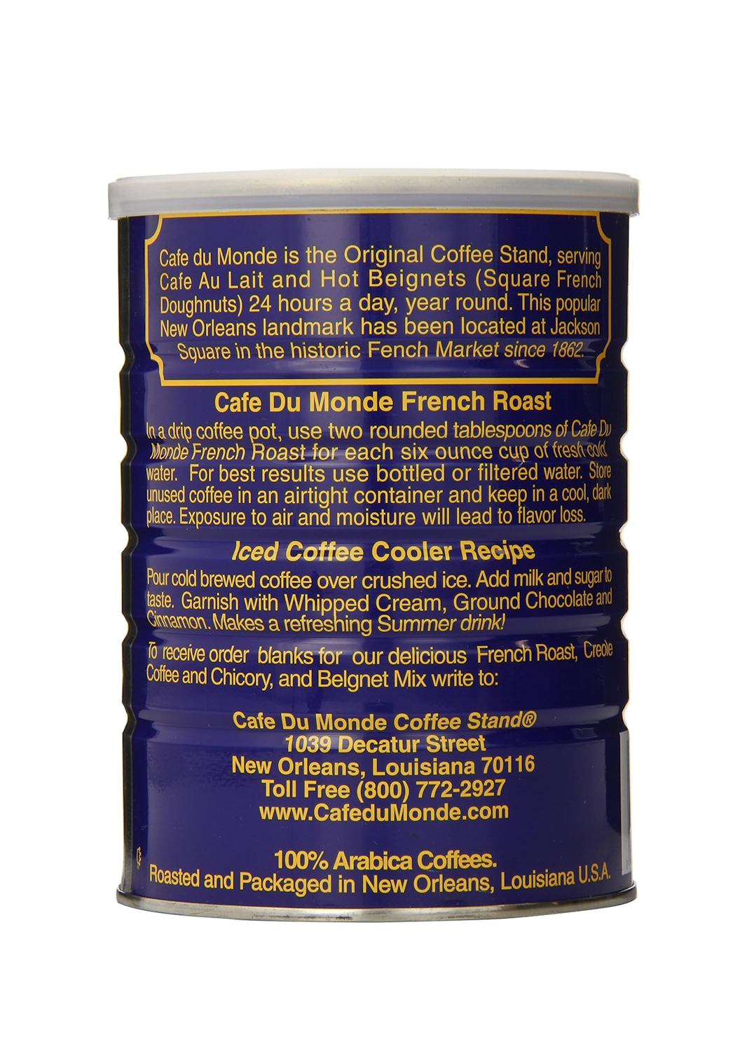 Cafe Du Monde Coffee, French Roast 13oz