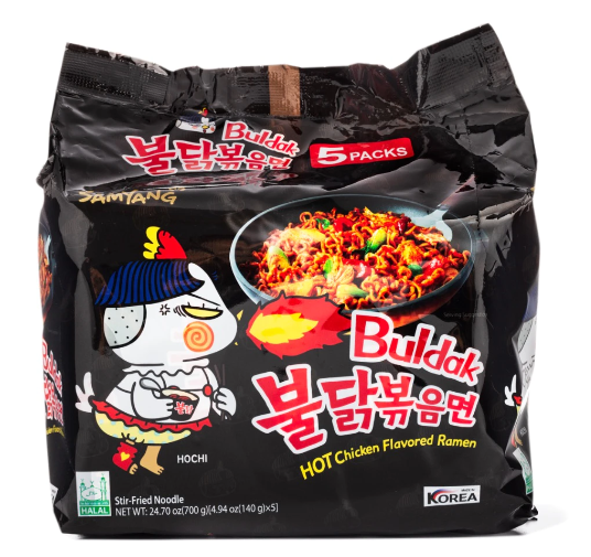 Samyang Buldak Ramen Black, Hot Chicken Flavor