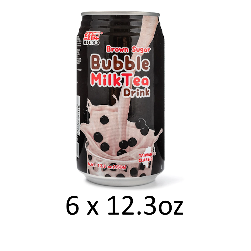 RICO Bubble Brown Sugar Milk Tea Drink 12.3oz