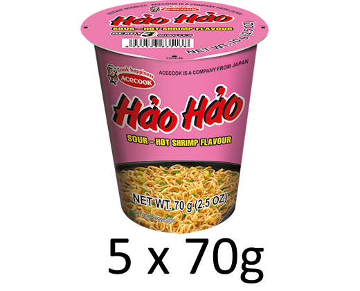 Acecook Hao Hao Hot & Sour Shrimp Flavour