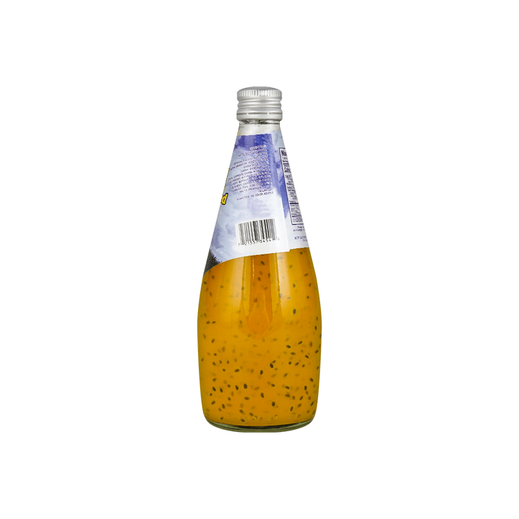 Honey Bee Basil Seed Drink Passion Fruit Flavor 9.8oz