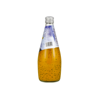 Honey Bee Basil Seed Drink Passion Fruit Flavor 9.8oz