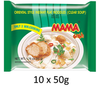 MAMA Noodles Flat Clear Soup Instant Rice Noodles w/ Delicious Thai Flavors