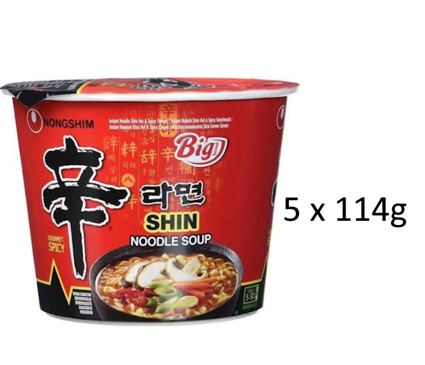 Nongshim Shin Big Bowl Noodle Ramyun 114g