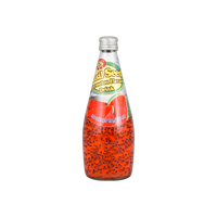 Honey Bee Basil Seed Drink Watermelon Flavor 9.8oz