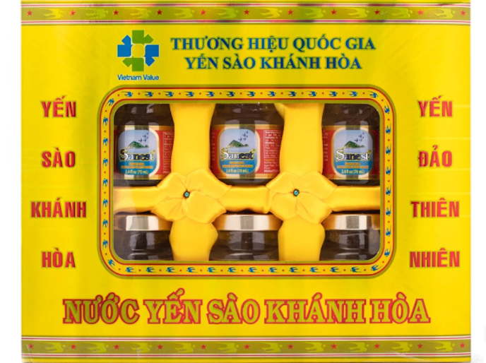 Sanest Khanh Hoa Edible Bird's Nest Drink Jar 6pk 1 box