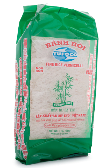 Bamboo Fine Rice Vermicelli Banh Hoi 12 oz