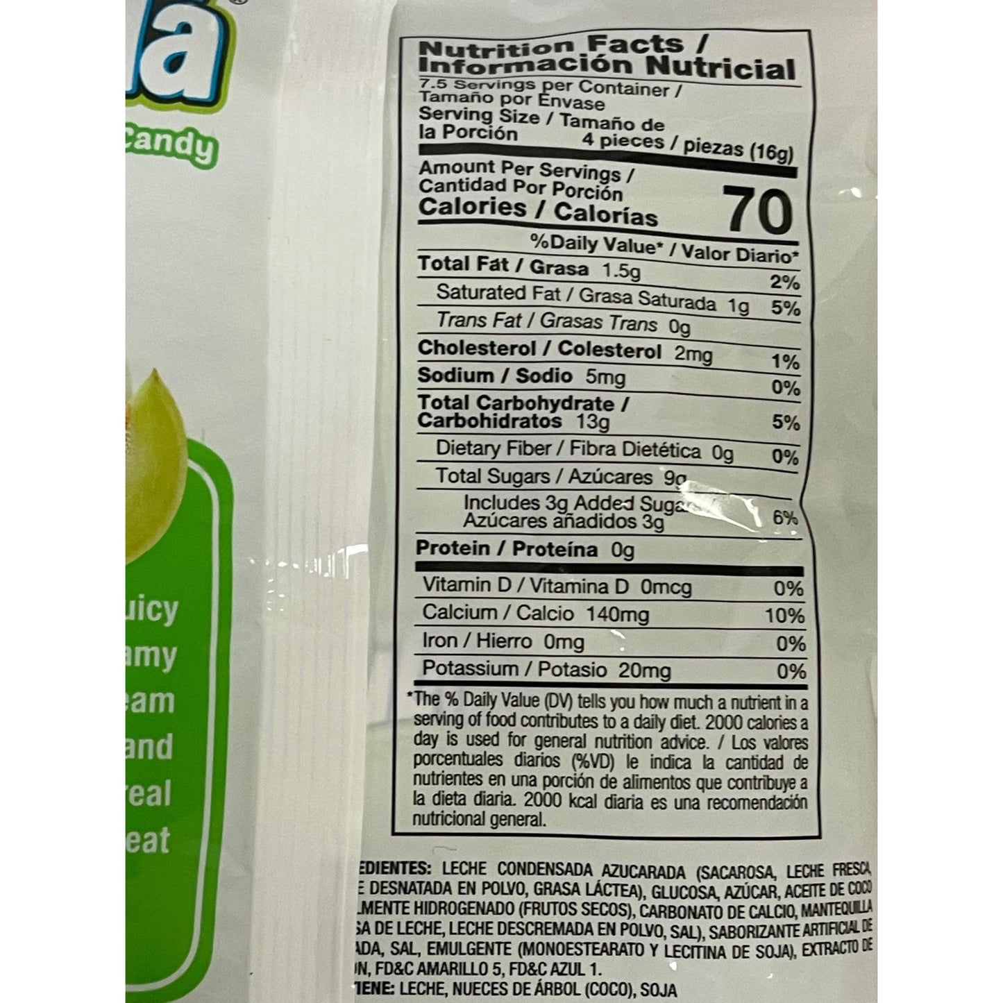 Milkita Honeydew Candy 4.23oz