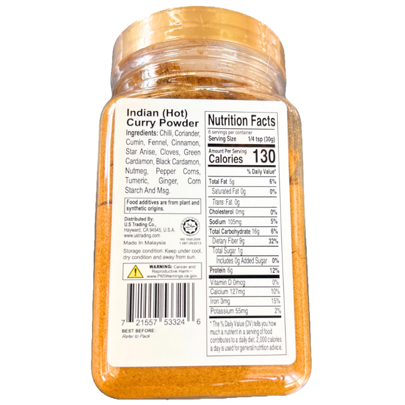 Dragonfly Indian Curry Powder Hot 180g