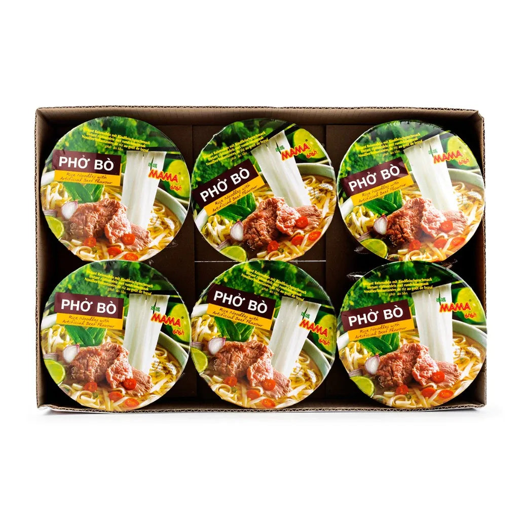 Mama Pho Bo Rice Noodles, Beef Flavor