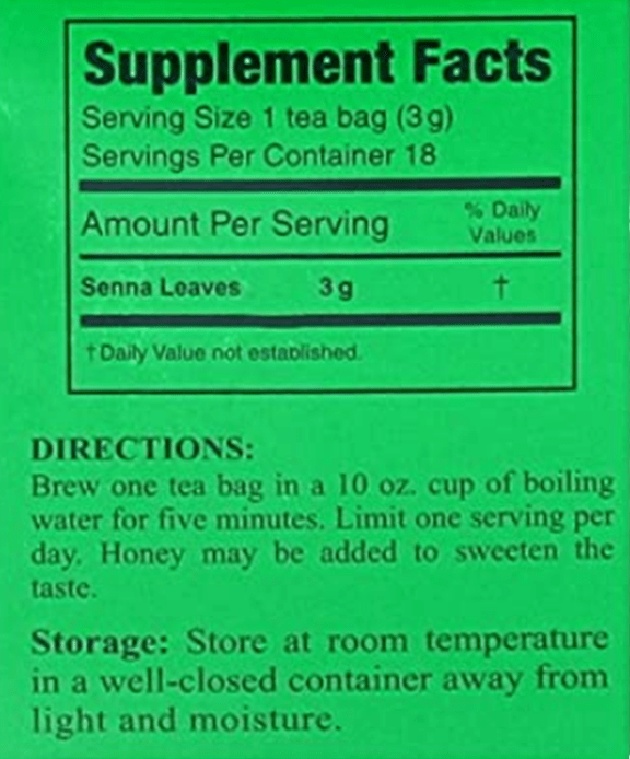 3 Ballerina Herbal Tea Dieters' Drink Extra Strength 18 bags - A&E Foodstore