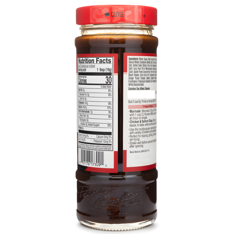 CJ BBQ Original Sauce Kalbi Marinade 480g