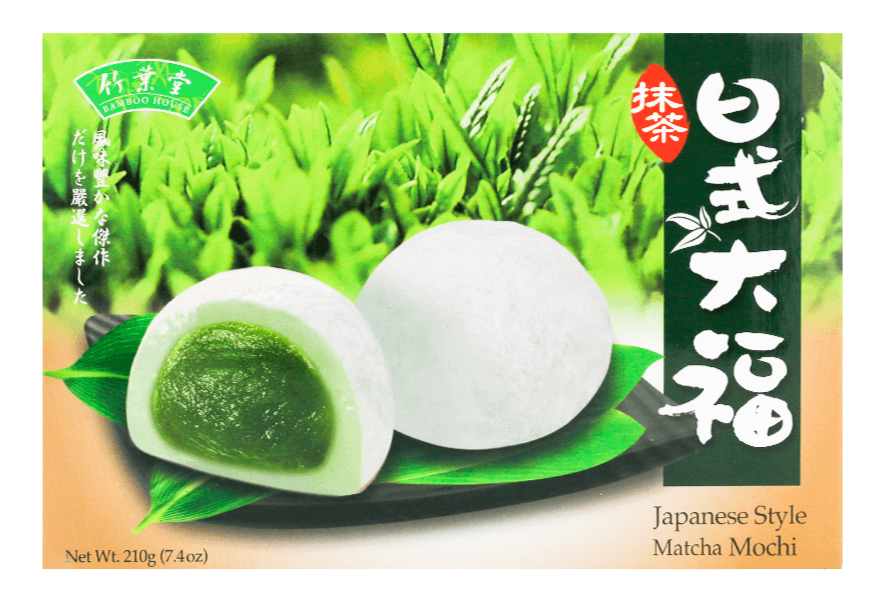 Bamboo House Japanese Style Green Tea Mochi Cake 7.4 oz