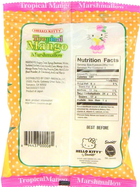 Eiwa Hello Kitty Tropical Mango Marshmallow 3.1oz