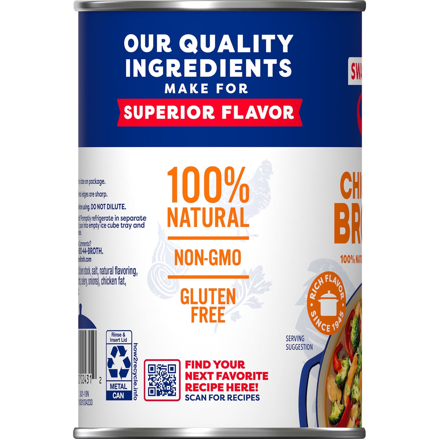 Swanson 100% Natural Gluten-Free Chicken Broth 14.5oz