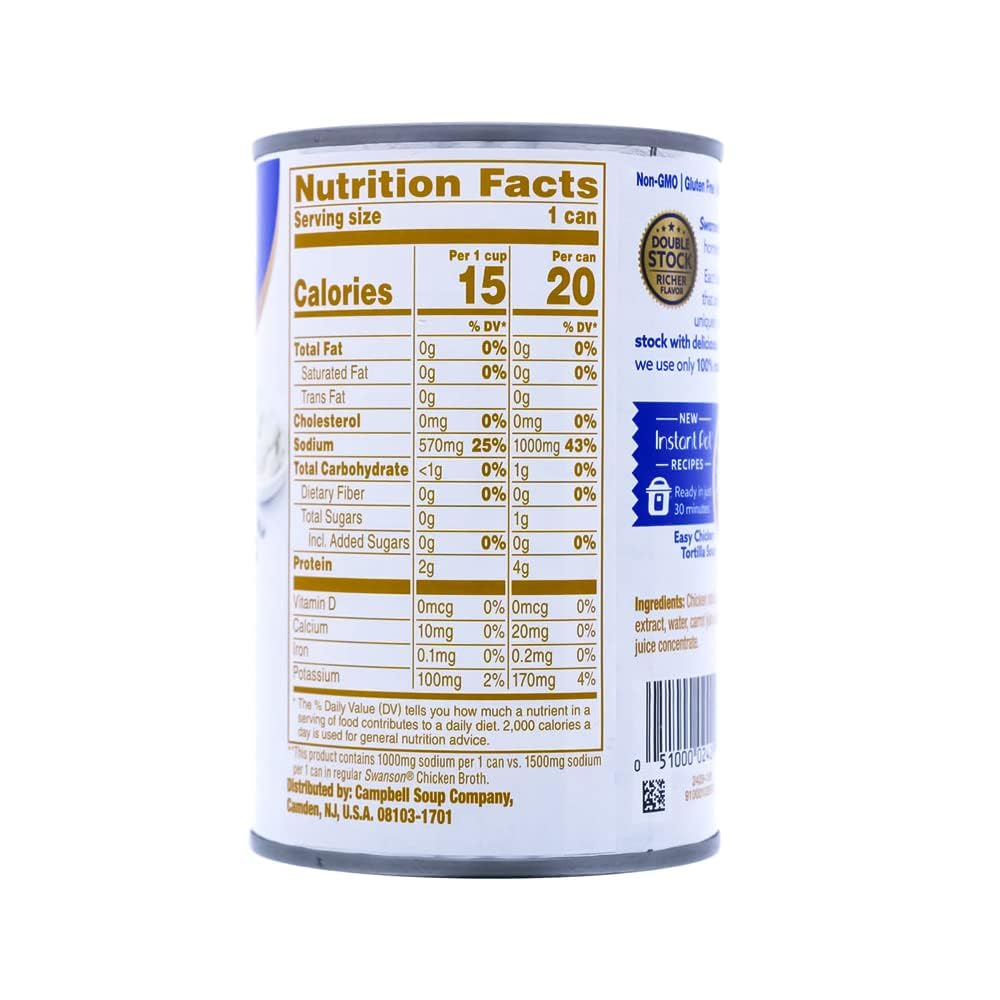 Swanson Natural Goodness Chicken Broth 33% Less Sodium 14.5oz