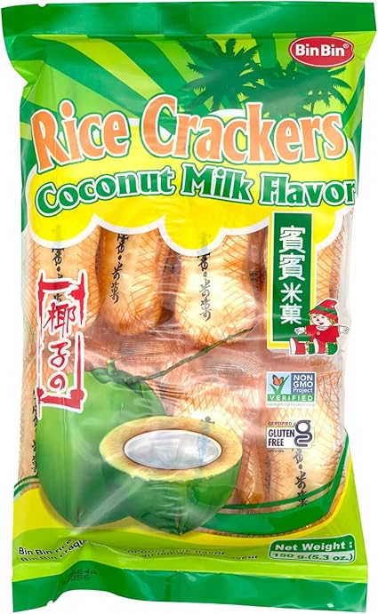 Bin Bin Rice Crackers Coconut Milk 5.3oz