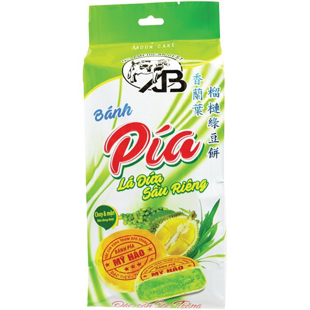 AB Brand Pia Cake Pandan - Durian 14 oz