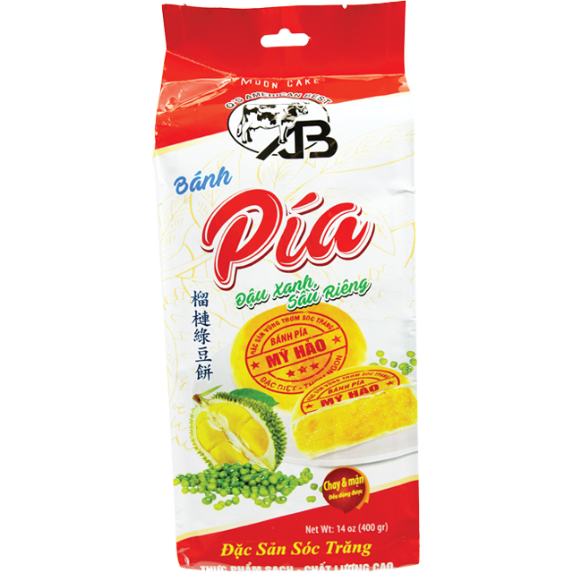 AB Brand Pia Cake Mung Bean - Durian 14 oz