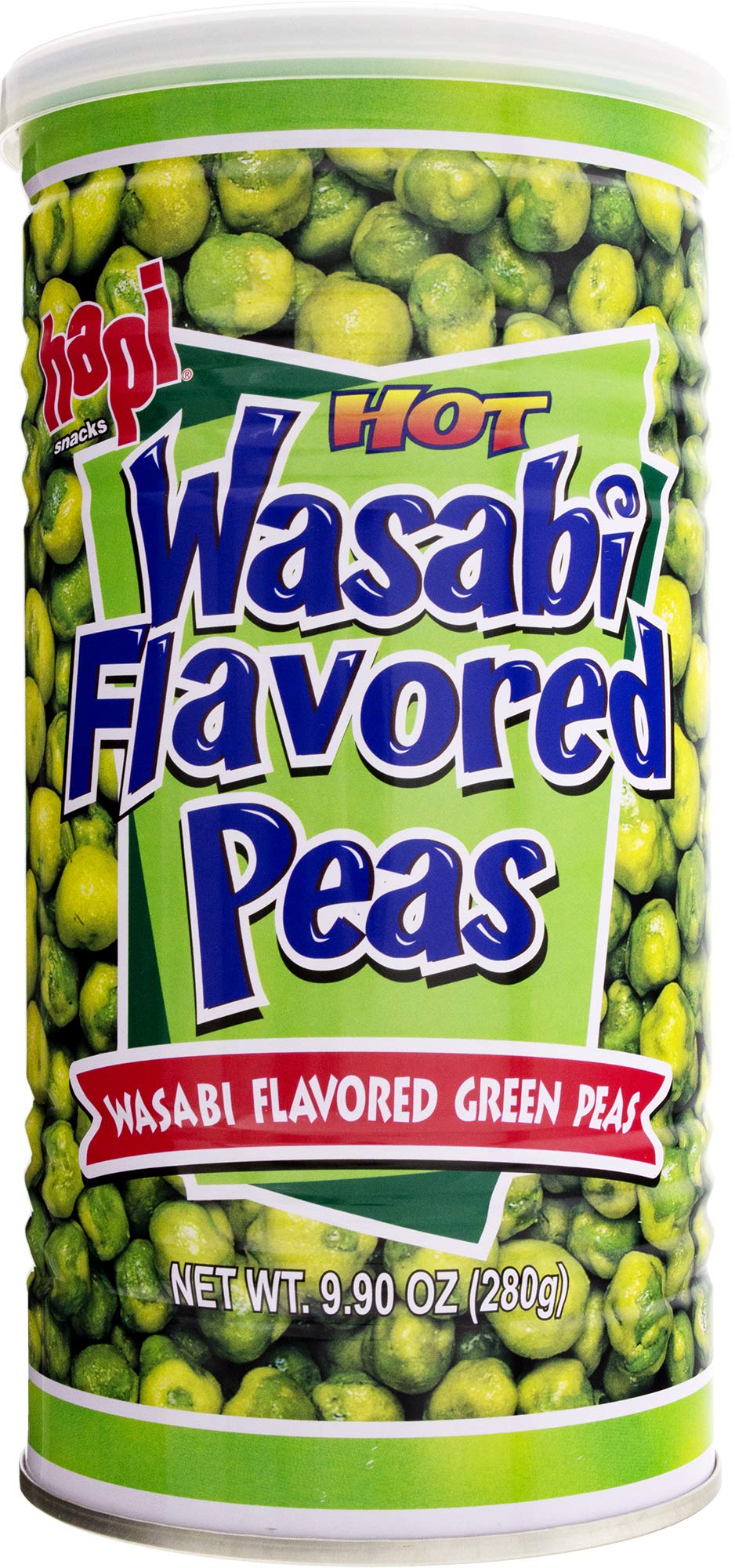 Hapi Snacks Hot Wasabi Flavored Peas 9.9 oz