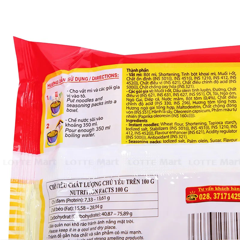 Vi Phuong Spicy And Sour Instant Noodles 65g