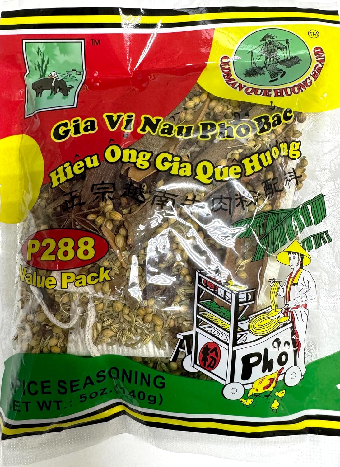 Old Man Que Huong Pho Soup Spice Seasoning P288 5 oz