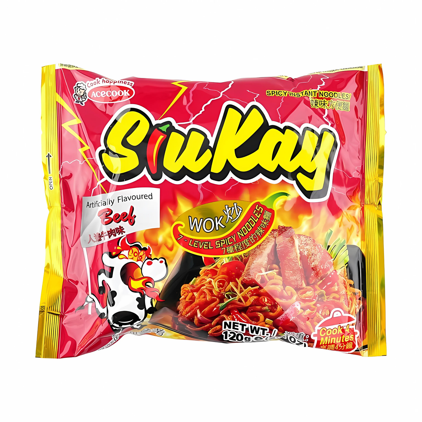 Siukay Beef Noodles 4.2oz