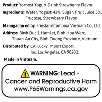 Yomost Yogurt Drink Strawberry Flavor 170ml