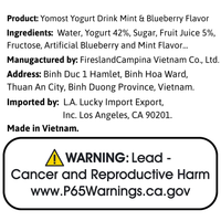 Yomost Yogurt Drink Mint & Blueberry Flavor 170ml