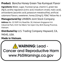 Boncha Honey Green Tea Kumquat Flavor 450ml