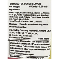 Boncha Honey Peach Oolong Tea 450ml