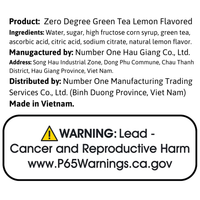 Zero Degree Green Tea Lemon Flavored15.4oz