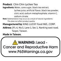 Chin Chin Lychee Tea 530ml