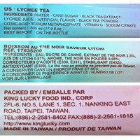 Chin Chin Lychee Tea 530ml