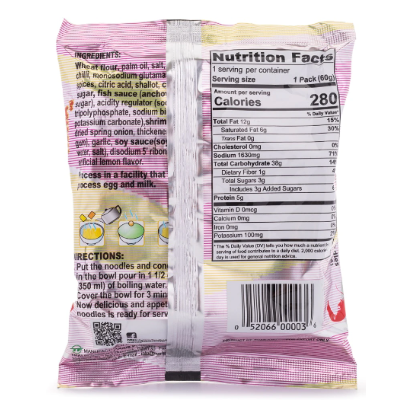 [MAMA] Shrimp Tom Yum Noodles - 60 g