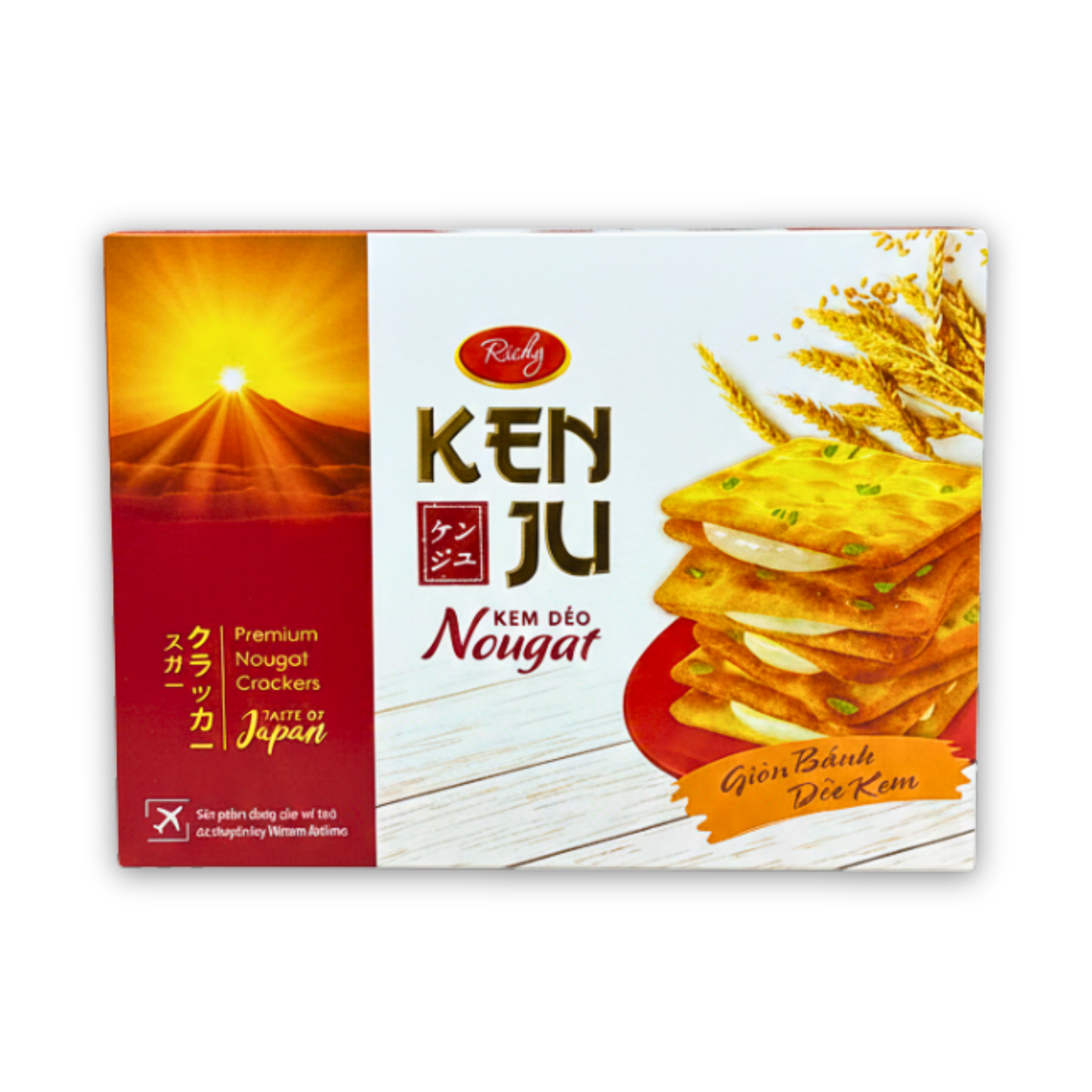 [RICKY] Kenju Nougat Crackers - 279g