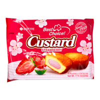Lotte Custard Strawberry 7.76oz