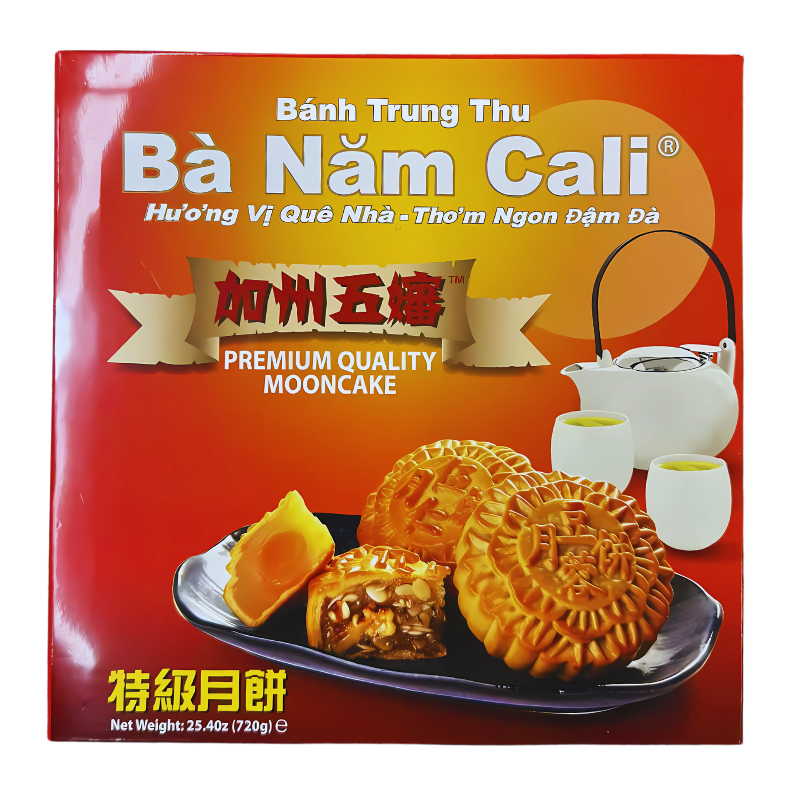 Ba Nam Cali Mooncake Lotus Seed 0 Yolk 25.40 oz