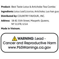 Best Taste Lotus & Artichoke Tea Combo