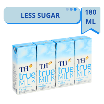 [TH] UHT Fresh Milk - Less Sugar - 180ml