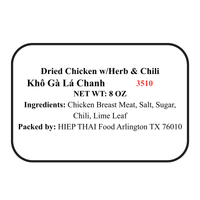 [HIEP THAI] Dried Chicken with Lime Leaves - 8oz